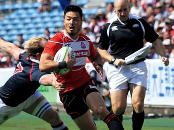 山田章仁が見せつけた“海外組”の存在感。~ラグビー日本代表に増す競争原理~<Number Web> photograph by Nobuhiko Otomo