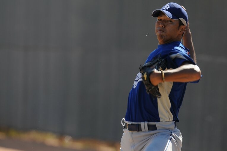 ドジャース時代の黒田博樹　©Naoya Sanuki