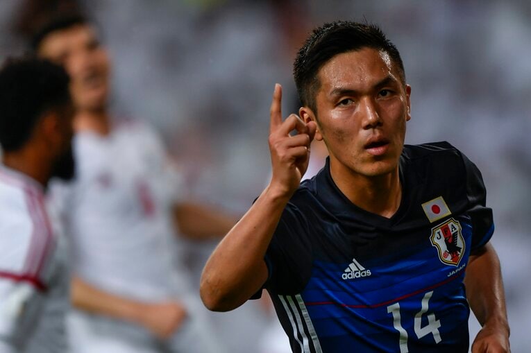 久保はロシアW杯アジア最終予選で活躍した（写真は右に続きます）　©Takuya Sugiyama
