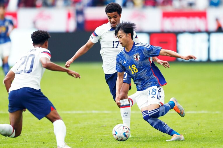 「鎌田大地、三笘薫の得点や久保建英の守備は…」「ドイツ、スペイン相手だとどうなるか」欧州在住カメラマン視点で見るアメリカ戦(57)