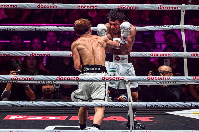 井上尚弥vs.ムロジョン・アフマダリエフ。9月14日、IGアリーナ　©Takuya Sugiyama