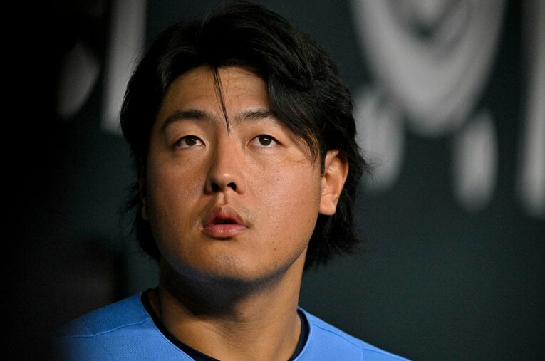 世界一に迫った昨季から一転、プレーオフ進出を逃したブルージェイズ。岡本和真の活躍はシーズンのハイライトになった ／ photograph by Imagn/Reuters/AFLO