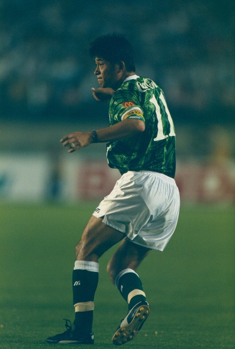 ヴェルディ川崎時代のカズこと三浦知良　©BUNGEISHUNJU