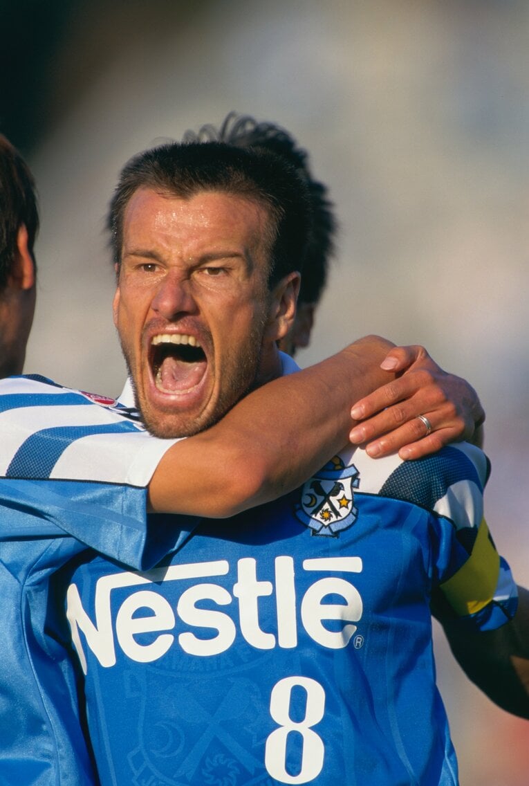 闘将ドゥンガのフルネームは、カルロス・カエターノ・ブレドルン・ベーリ　©Sports Graphic Number