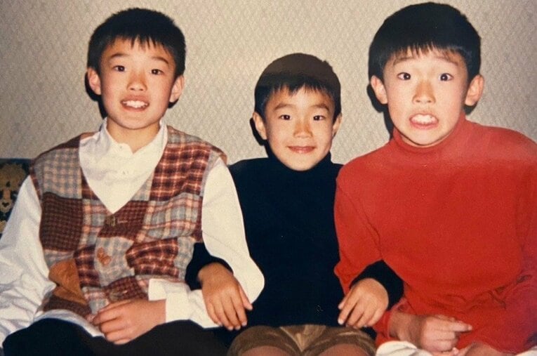 深津三兄弟（本人提供）