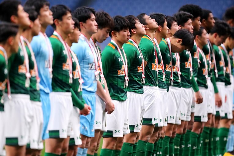 計り知れないプレッシャーと戦ってきた青森山田　©︎Naoki Nishimura/AFLO SPORT