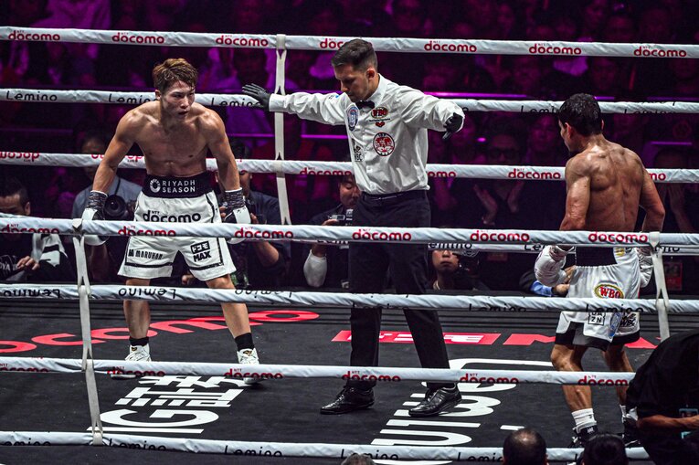 井上尚弥vs.ムロジョン・アフマダリエフ。9月14日、IGアリーナ　©Takuya Sugiyama