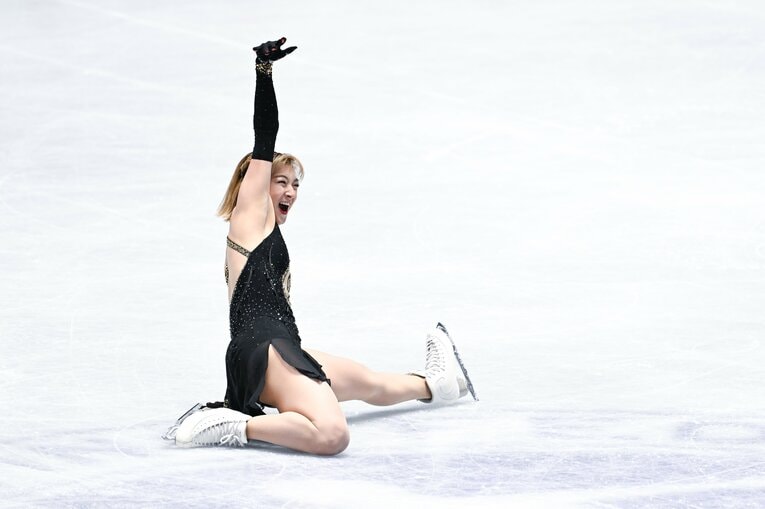 NHK杯、坂本花織のフリー演技　©︎Asami Enomoto
