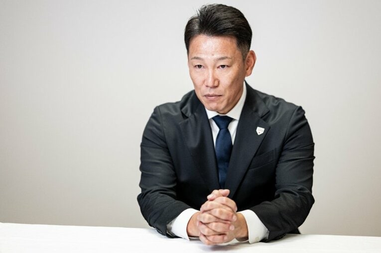 気になる大谷の起用法は？　WBCへの青写真を語る井端監督 ／ photograph by Nanae Suzuki