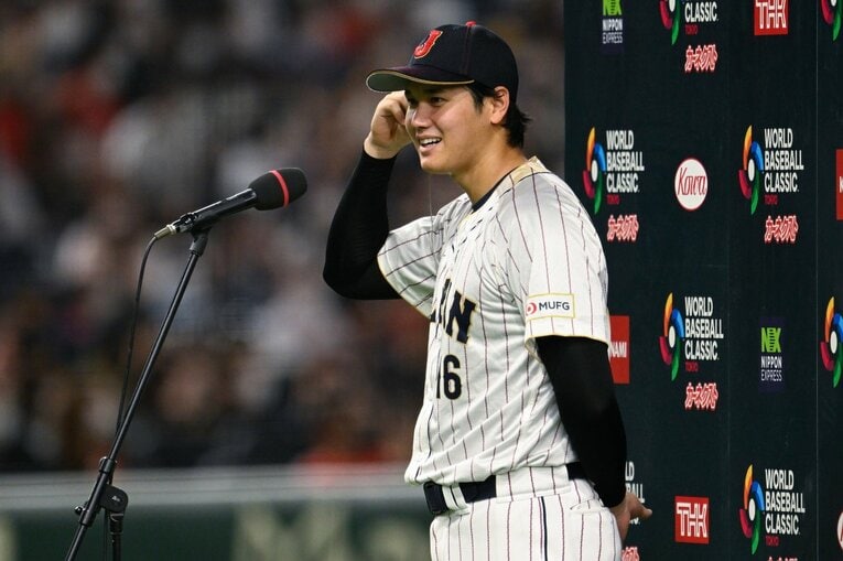 WBCでの大谷　©Nanae Suzuki