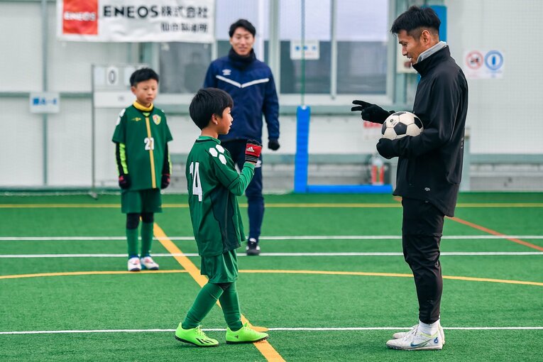 2022年東北人魂のサッカー教室　©︎Miki Sano