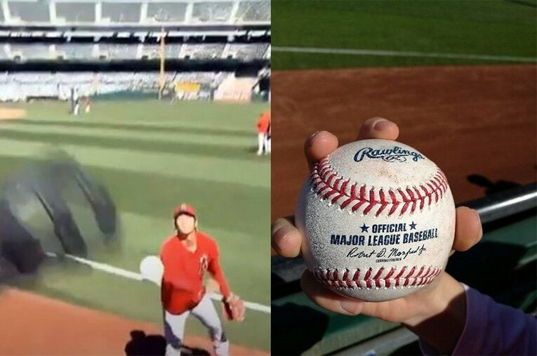 大谷翔平からもらった練習球