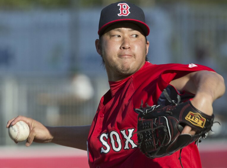 日本のプロ野球を経ずにマイナー→メジャーで活躍した田澤純一　©Getty Images