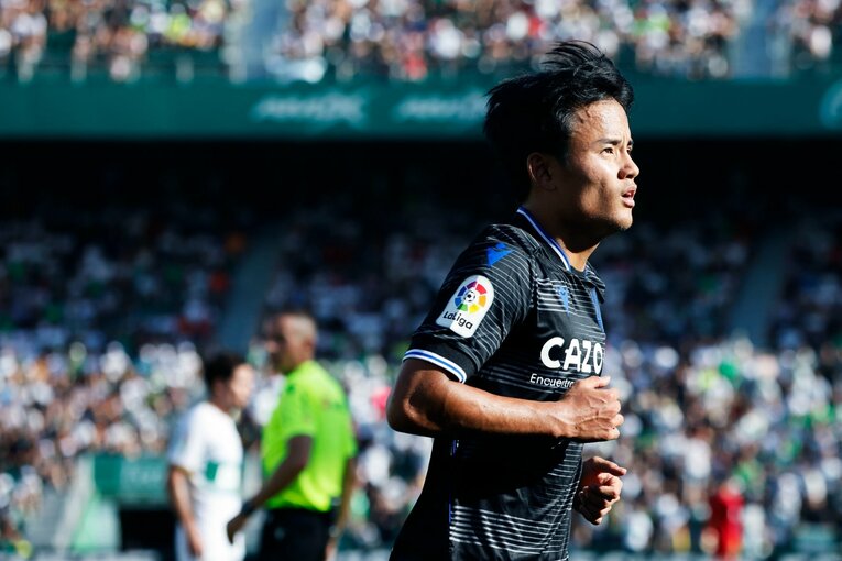 「久保建英が信頼され始めた」証拠かも…ソシエダサポの「Take,Take」に日本人カメラマンが感じた“海外組あるある”とは(27)