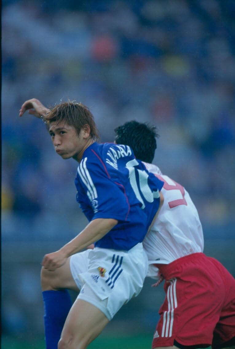 2002年W杯・中田浩二　©︎Naoya Sanuki/JMPA