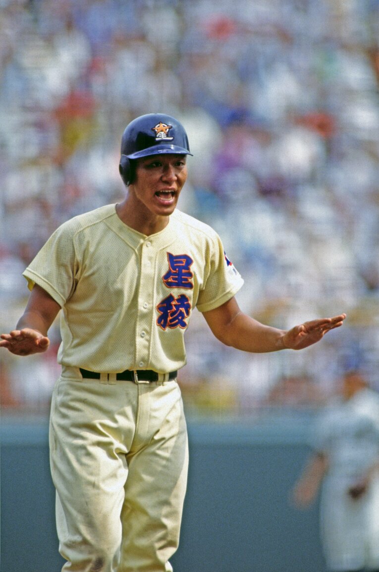 星稜時代の松井秀喜　©Katsuro Okazawa／AFLO