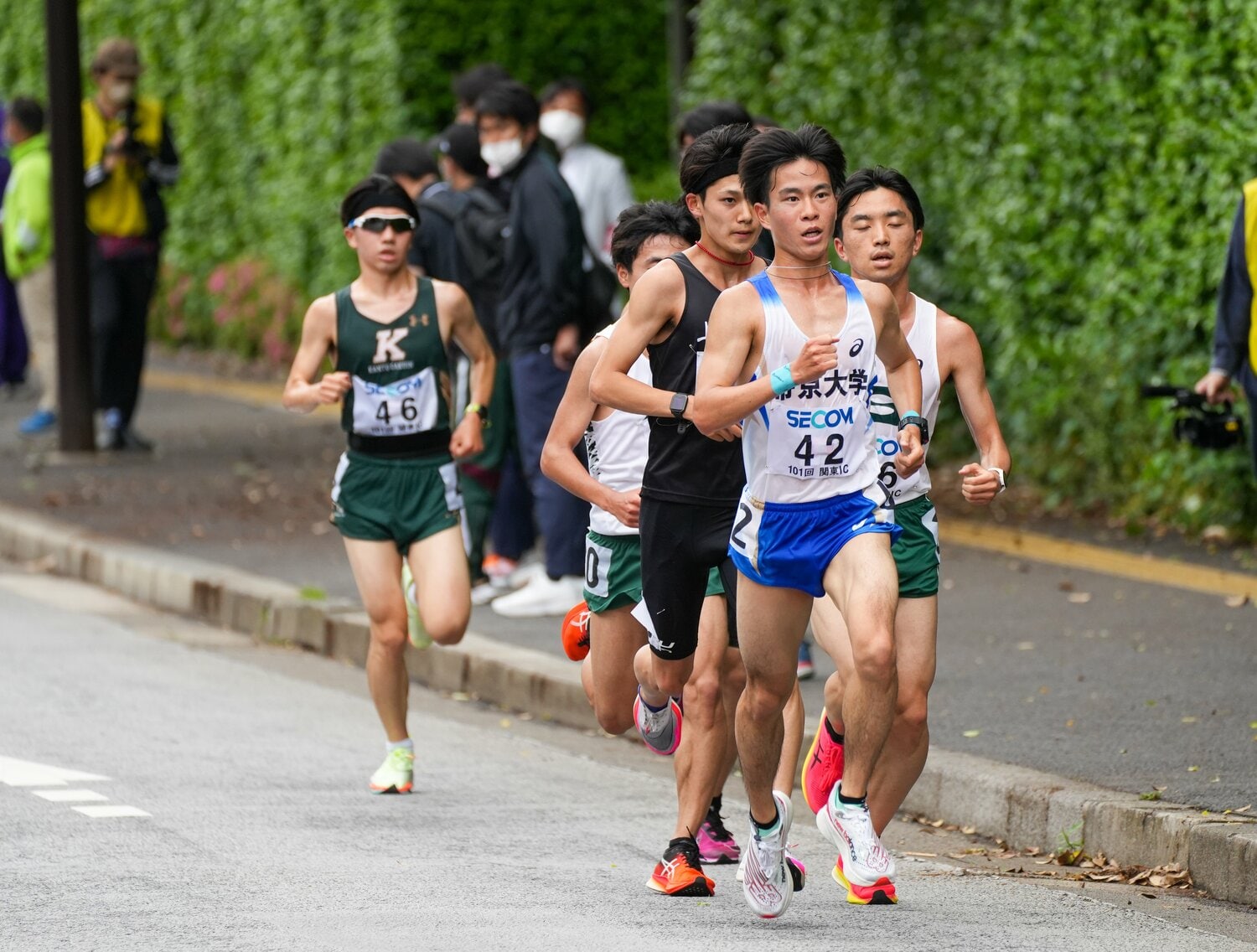 関東インカレでの中野の走り　©Satoshi Wada