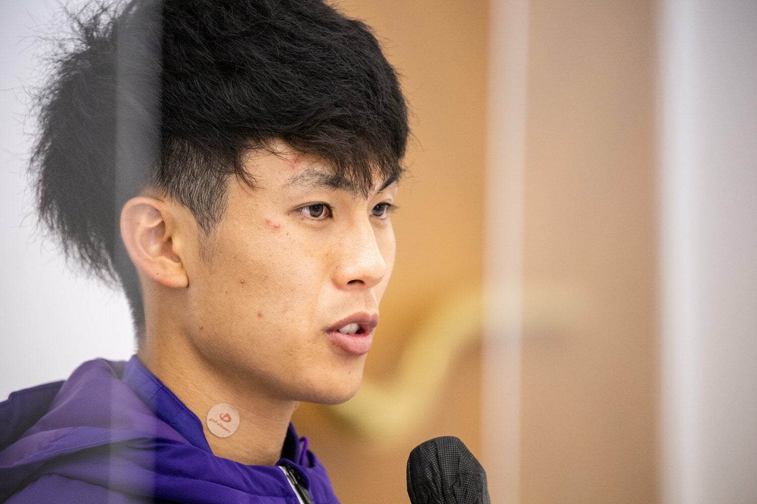 4区・鈴木芽吹。昨年は自身が走った8区でチーム順位が2位から6位に。リベンジを期した舞台だった　©Nanae Suzuki