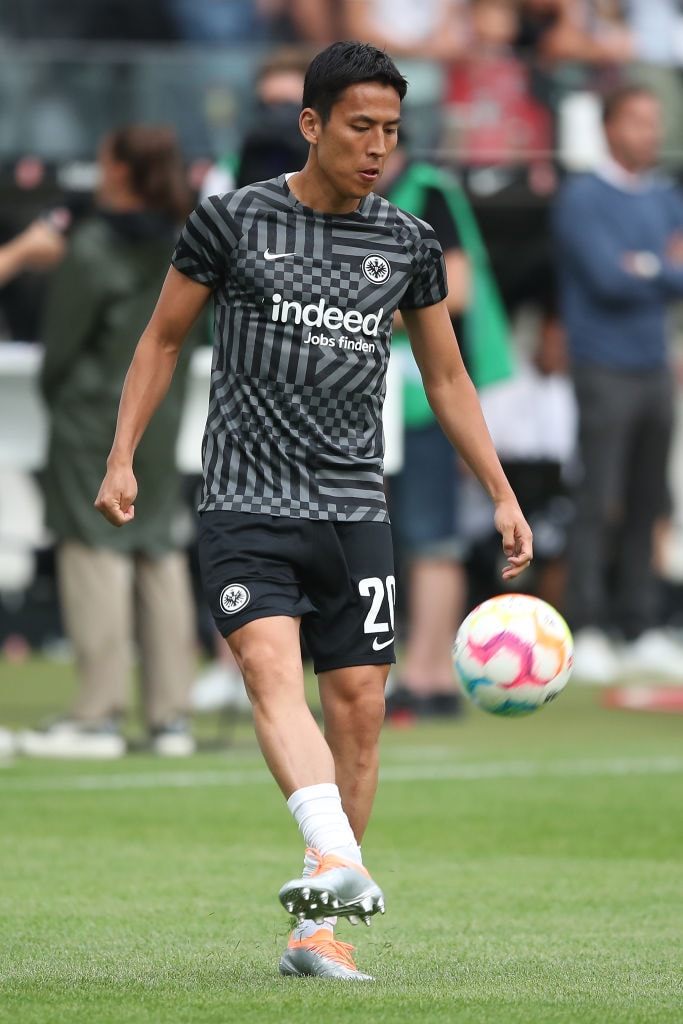 試合前の長谷部 ©Getty Images