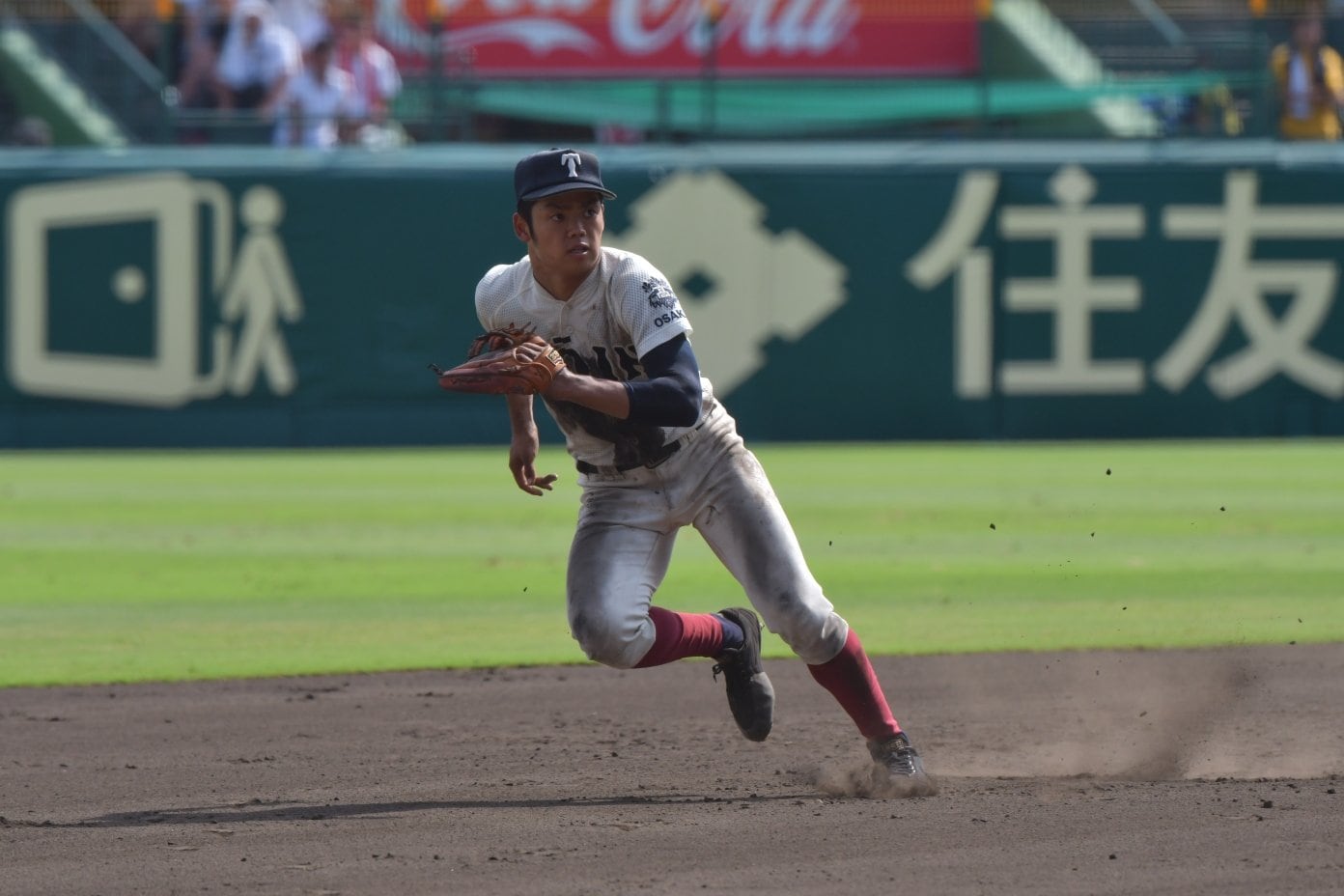 大阪桐蔭時代の根尾昂　©Sports Graphic Number