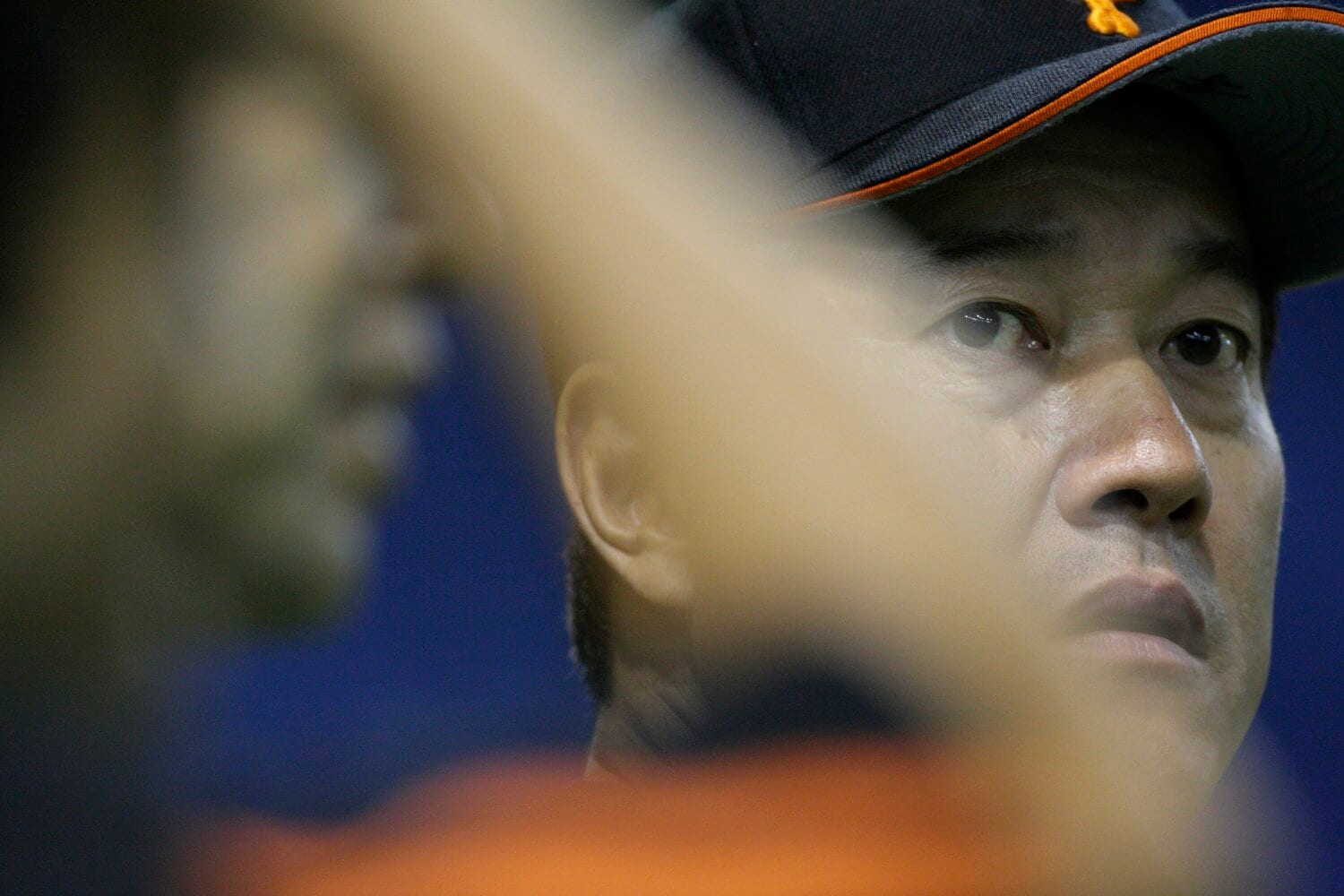 2007年CS中日との第2戦での原辰徳　©BUNGEISHUNJU