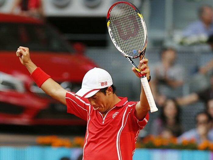 フェデラー戦勝利をどう見るか?錦織圭が詰めた「BIG4」への距離。<Number Web> photograph by AFLO