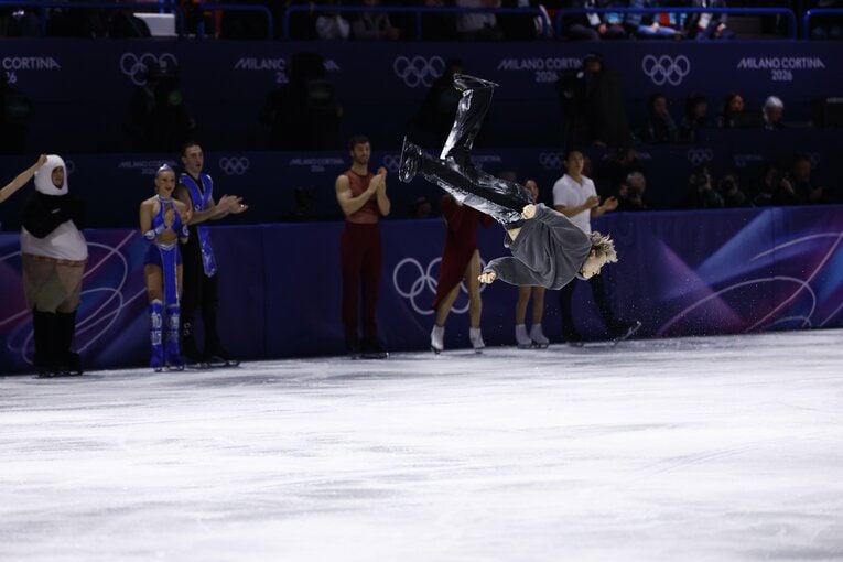 【フィギュア仲良しレア写真】21日のエキシビションの様子（写真は右に続きます）　©Sunao Noto/JMPA