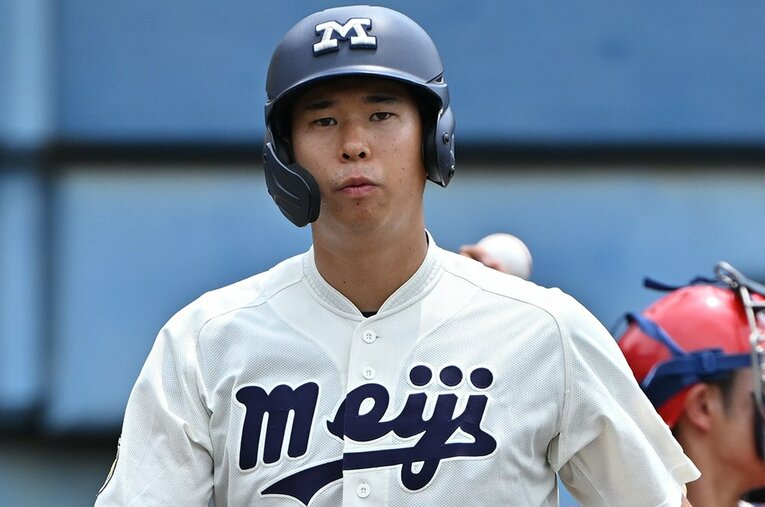 ロッテ1位指名の上田　©Hideki Sugiyama