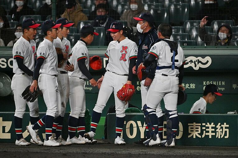 21世紀枠で初出場を果たした只見 ／ photograph by Hideki Sugiyama