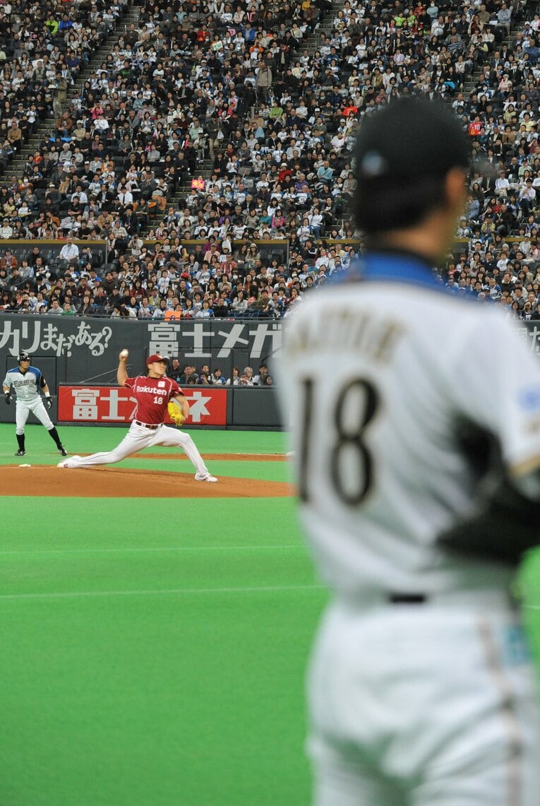 2012年、斎藤佑樹との投げ合い　©Sports Graphic Number