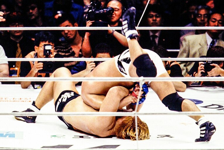 2001年5月の『PRIDE.14』。藤田和之vs高山善廣の日本人プロレスラー対決