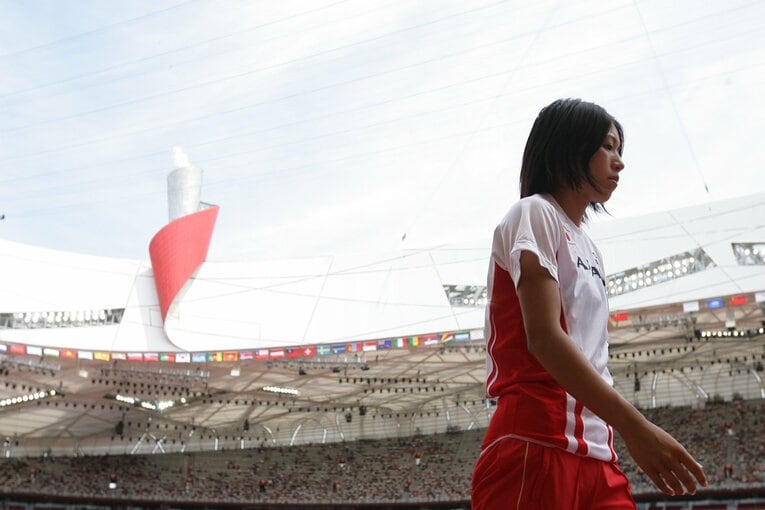 2008年には女子400ｍでは44年ぶりとなる五輪出場も果たした　©︎BUNGEISHUNJU