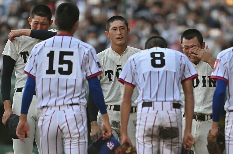 2023年夏、センバツ王者で絶対的な優勝候補と言われた大阪桐蔭は準々決勝で敗れた　©Hideki Sugiyama