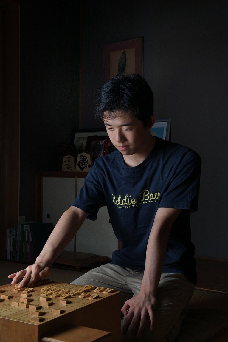 史上最年少棋士としてデビューした当時 ／ photograph by Keiji Ishikawa