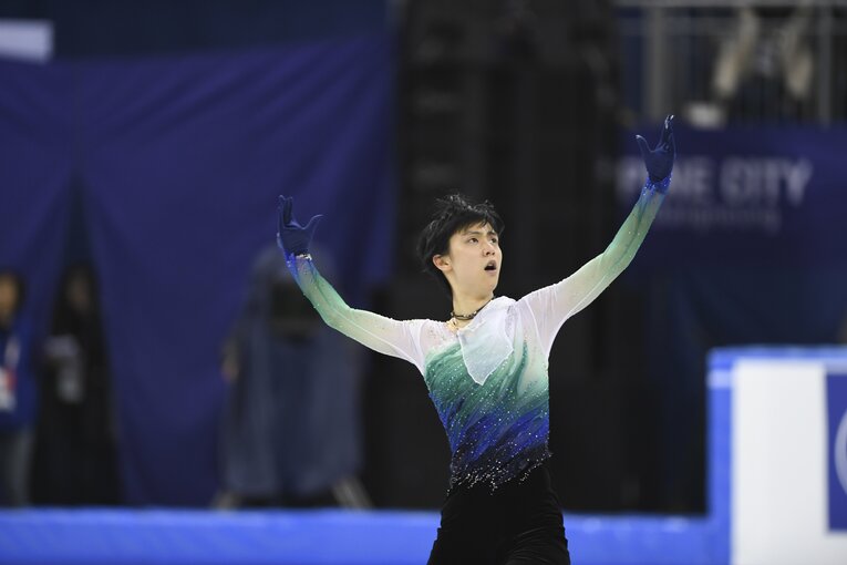 2017年2月、四大陸選手権のフリー　©Asami Enomoto