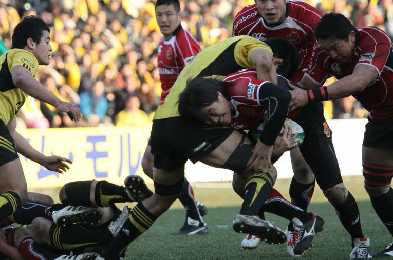 2012年1月、東芝vsサントリー　©︎Nobuhiko Otomo