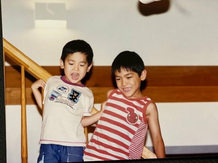 左・明智（年少・4才）、右・智亜（小1、7才） ©︎UDN SPORTS