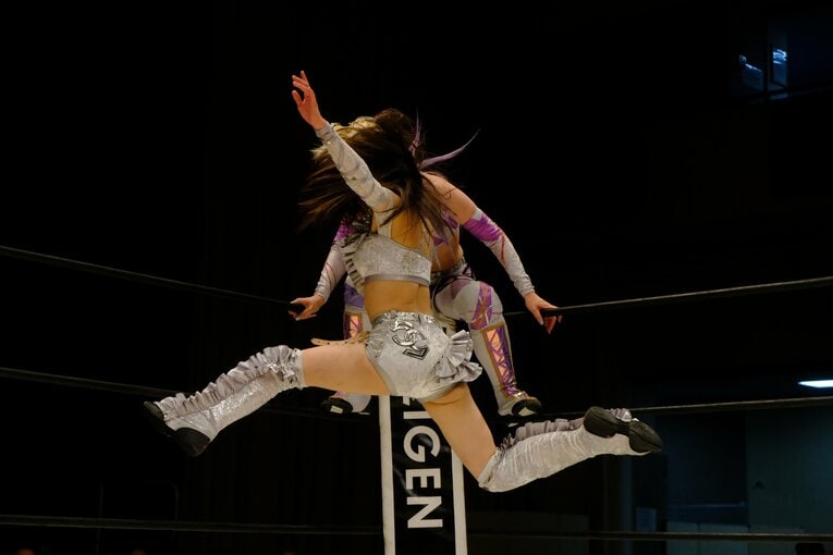 高校3年生の女子プロレスラー・心希（しんの）【スワイプするとそのほかの写真もご覧になれます】©Norihiro Hashimoto
