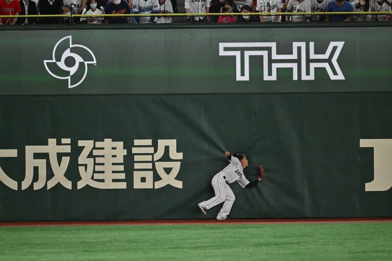 準々決勝イタリア戦のファインプレー（2/5）　©︎Naoya Sanuki