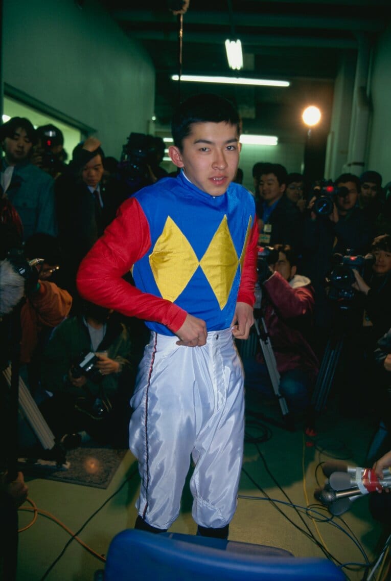 1996年3月2日、中京競馬場でのデビューの日。初騎乗初勝利を含む2勝を挙げた　©Keiji Ishikawa