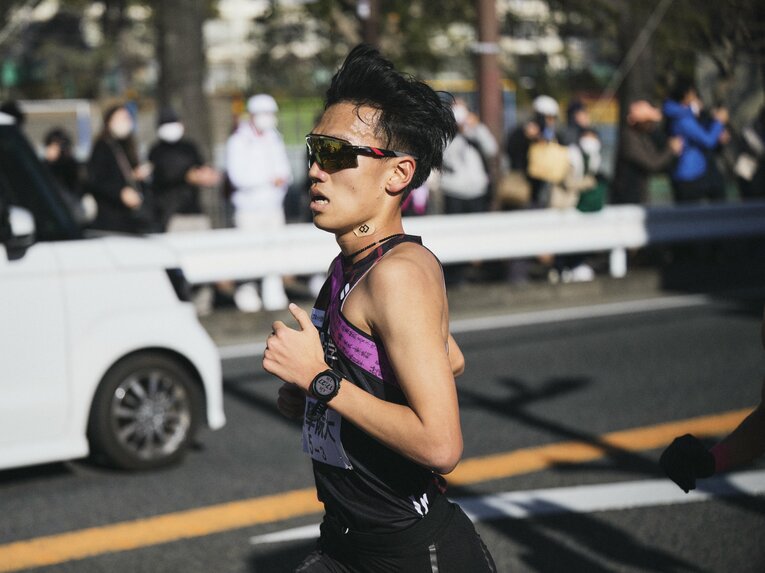 下級生の頃から平林とともにチームを引っ張ってきた山本。最後の箱根路は不完全燃焼に　©Yuki Suenaga