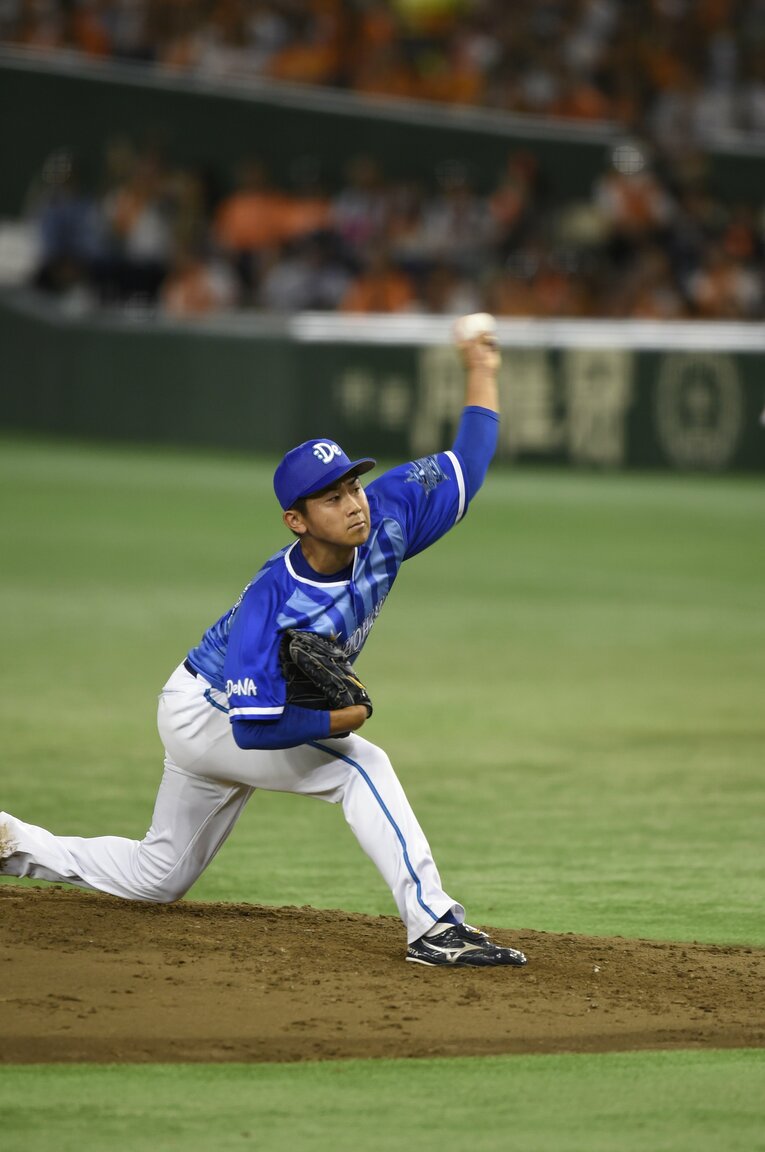 2016年CS第1ステージに登板した今永　©Hideki Sugiyama