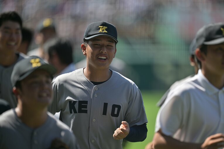 準々決勝・沖縄尚学での丸田ら慶応ナインの躍動＋森林監督の表情（全15枚）　©Hideki Sugiyama
