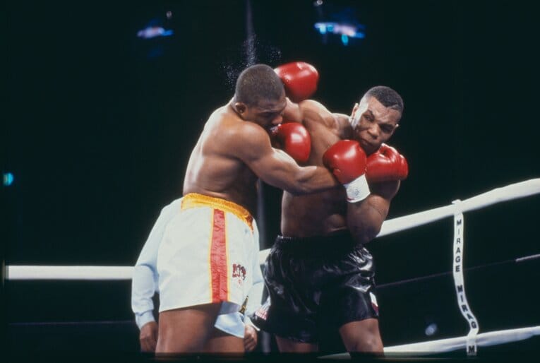 1991年、ドノバン・ラドック戦　©Naoya Sanuki