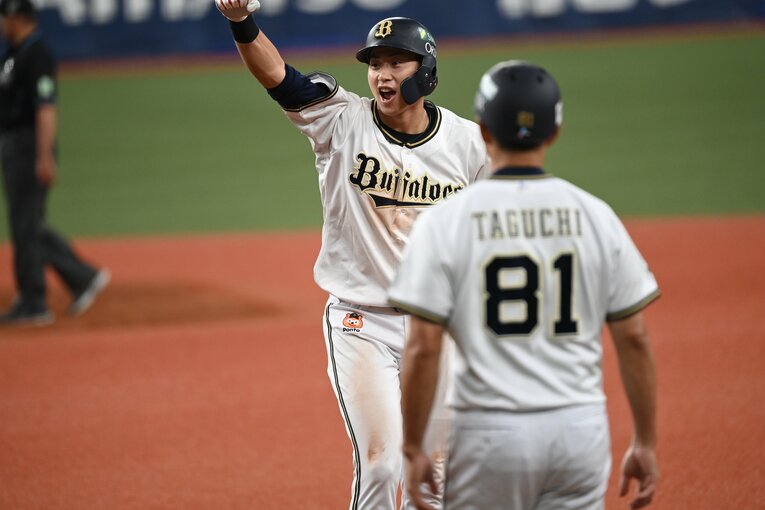 ガッツあるプレーを見せた廣岡　©︎Hideki Sugiyama