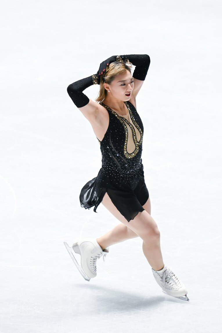 NHK杯、坂本花織のフリー演技　©︎Asami Enomoto