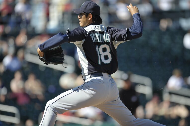 マリナーズ時代の岩隈　©Naoya Sanuki