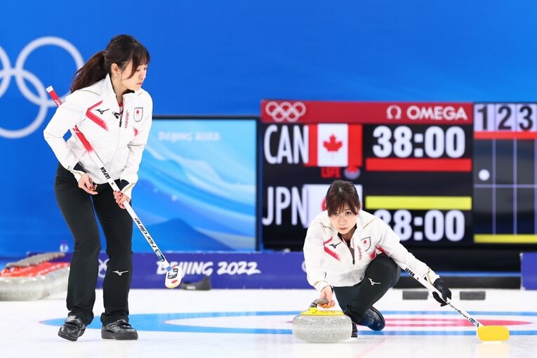 北京五輪のカーリング女子日本代表、ロコ・ソラーレ　©JMPA