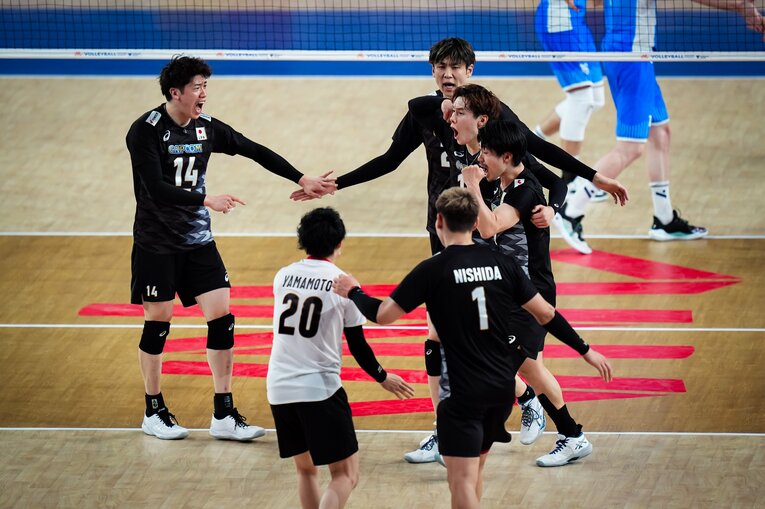 VNLスロベニア戦　©︎Volleyball World