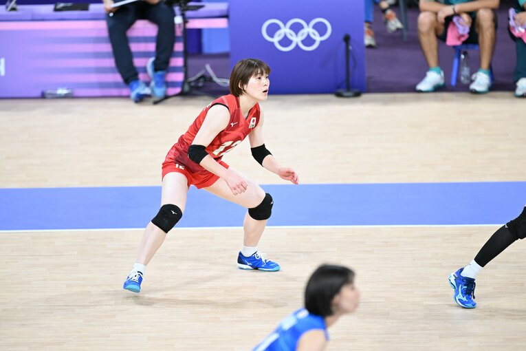 福留慧美（パリ五輪 ポーランド戦）©︎Kaoru Watanabe/JMPA